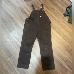 Carhartt Relaxed Fit Insulated Bibs/Overalls